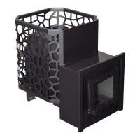 печь для бани сталь-мастер рада 8 18м без дверцы дровяная сетка