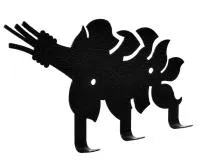 вешалка 3 крючка "веник" металлическая 15,5*8см, банные штучки