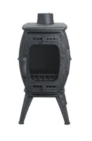 печь-камин отопительно-варочная прометалл бахта ii серый