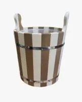 запарник 18л с пластиковой вставкой зебра банный эксперт