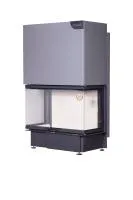 топка каминная дельта 1000 три стекла принтинг экокамин