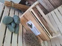 камень для бани магматит окатанный, 10 кг, ящик