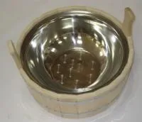 шайка двуручная 17л с нержавеющей вставкой лт-17 банный эксперт