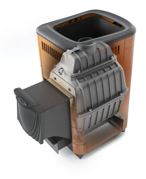 печь для бани тмф тунгуска cast дверца антрацит терракота