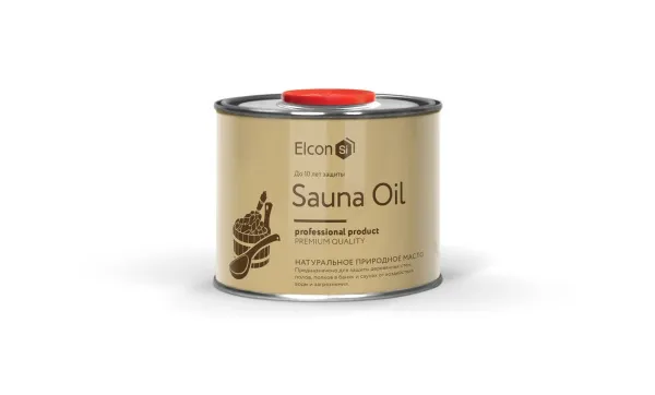 масло для полков бань и саун elkon sauna oil 0,5 л.